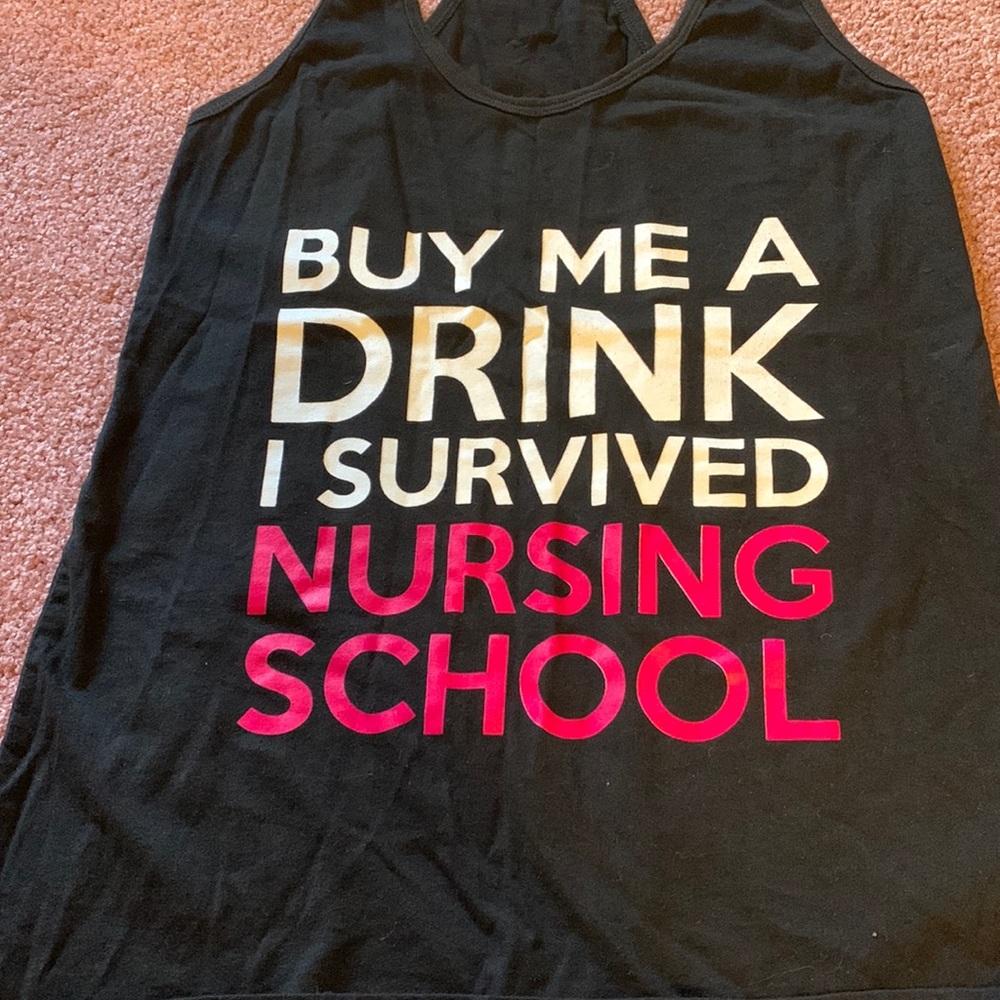 Black Tank Top for Nurses